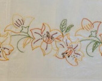 Hand Embroidered Pillowcase