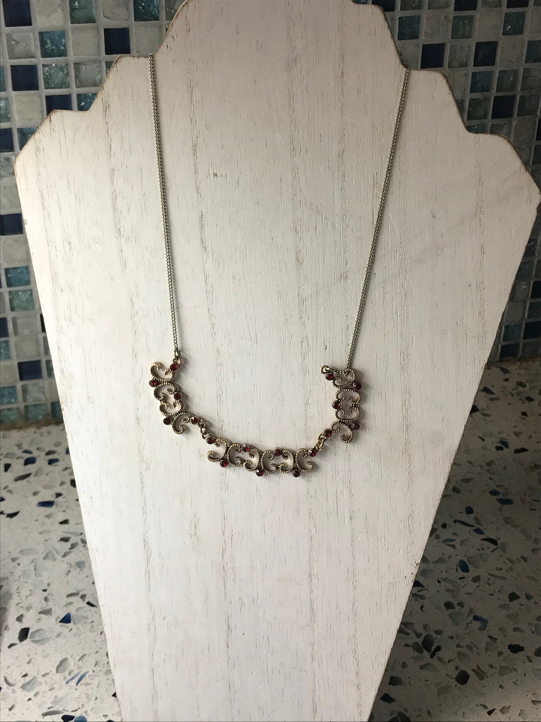 Ruby stone Necklace | Etsy
