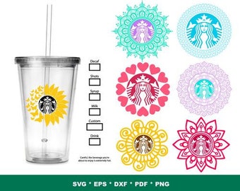 Download Starbucks Mandala Etsy