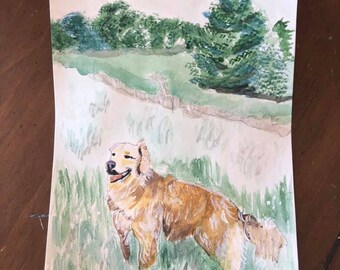 Watercolor Pet Portraits