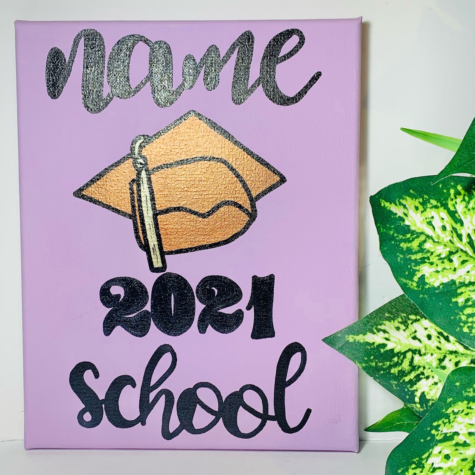 Graduation Gift Custom Made Acrylic canvas painting 8x10 Etsy