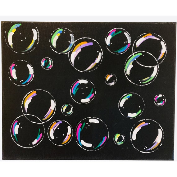 Bubble Art Acrylic Painting Aesthetic Wall Art Room Decoration Etsy Il 570xN.3170138257 Y635