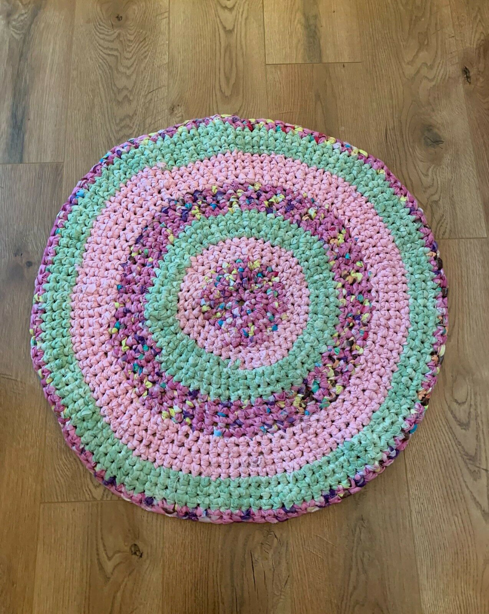 Handmade Crochet Large Area Rag Rug Etsy