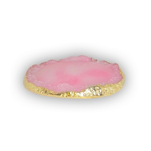 Rose Quartz Crystal Inspired Nail Palette