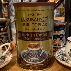 Kurukahveci Nuri Toplar Turkish Ground Coffee 250g Roller Box