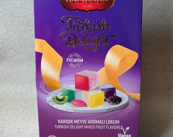 Delicias turcas con sabor a frutas mixtas Hacibaba 125 g