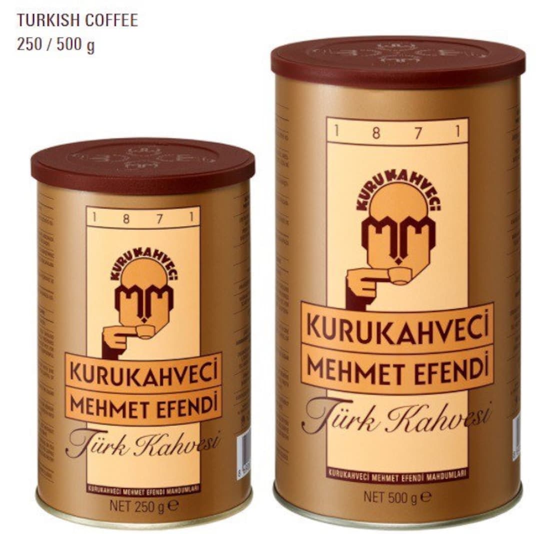 Turkish Ground Coffee Roasted in Wood Fire 250g / 500g Roller Box - Etsy UK