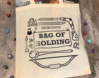 Bag of Holding Tote Bag | D&D Inspired Tote Bag | DnD Gift Idea