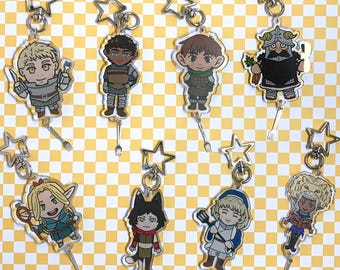 Dungeon Meshi Acrylic Charm | Delicious in Dungeon | Laois Marcille Chilchuck Senshi