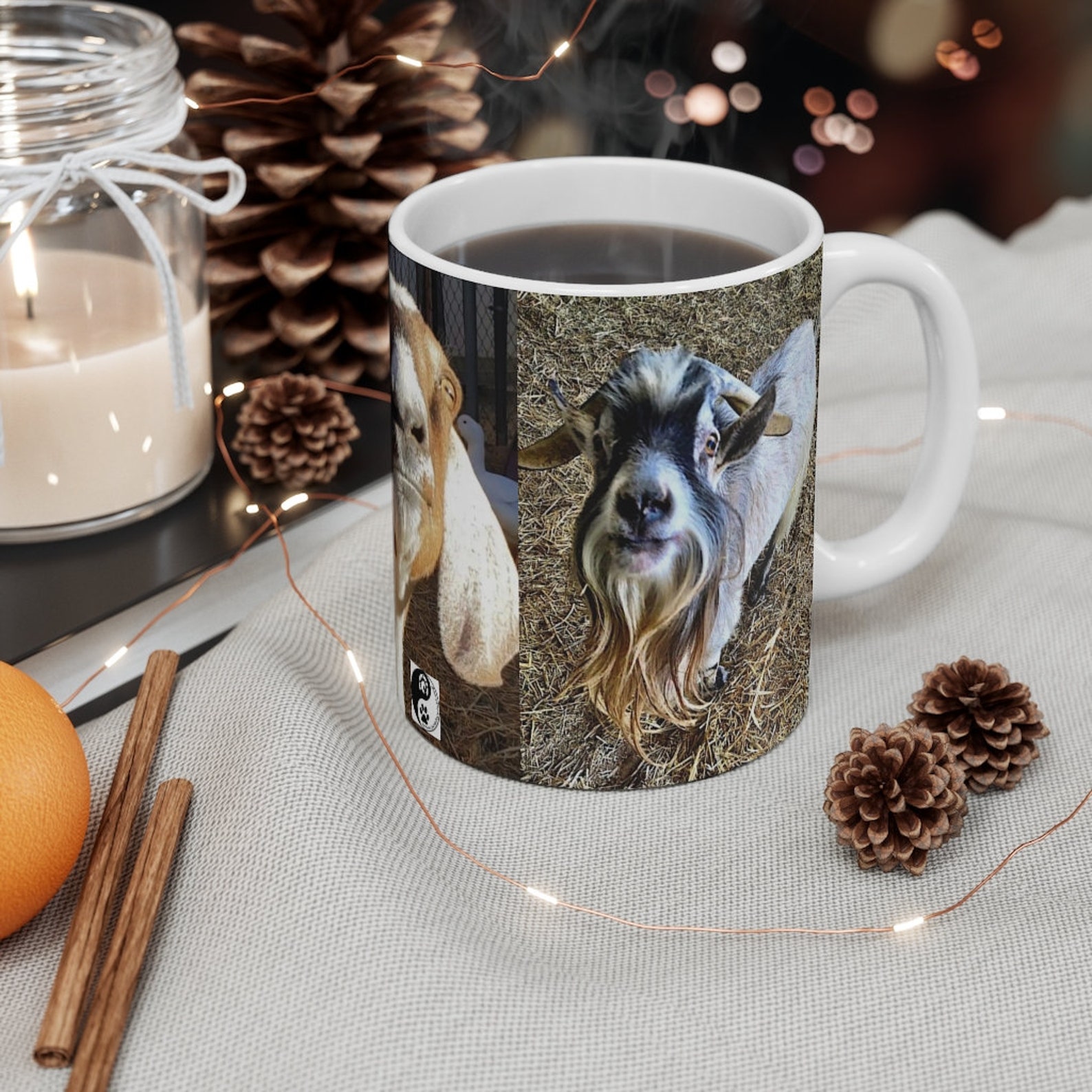 Goat Mug 11oz Etsy