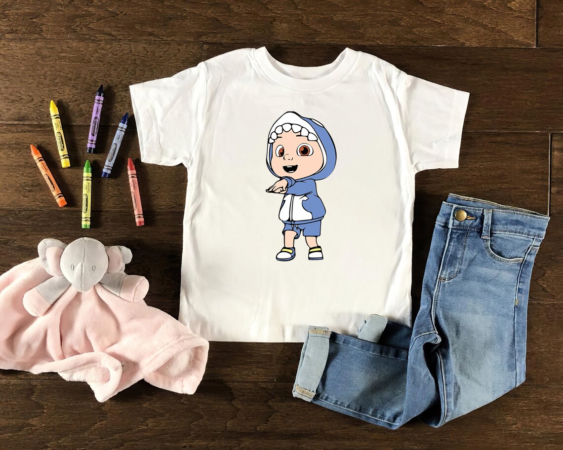 Download Cocomelon JJ Toddler With Baby Shark Sweater Svg Cocomelon ...