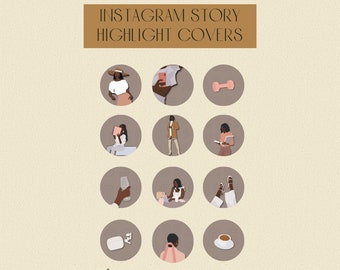 Instagram Story Highlight Icons Black Girl Etsy Instagram Story Highlight Icons Black Girl Etsy