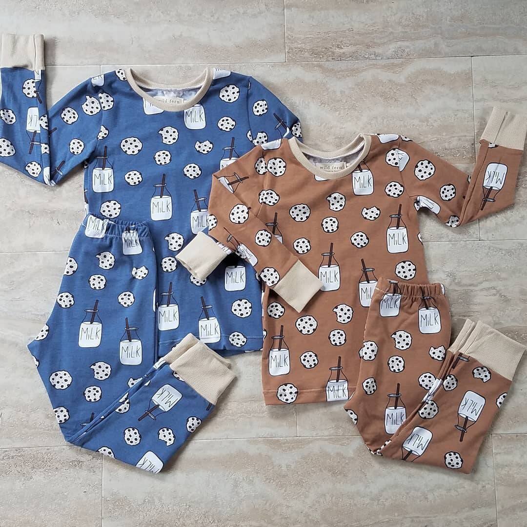 COOKIES & MILK organic pajamas Etsy