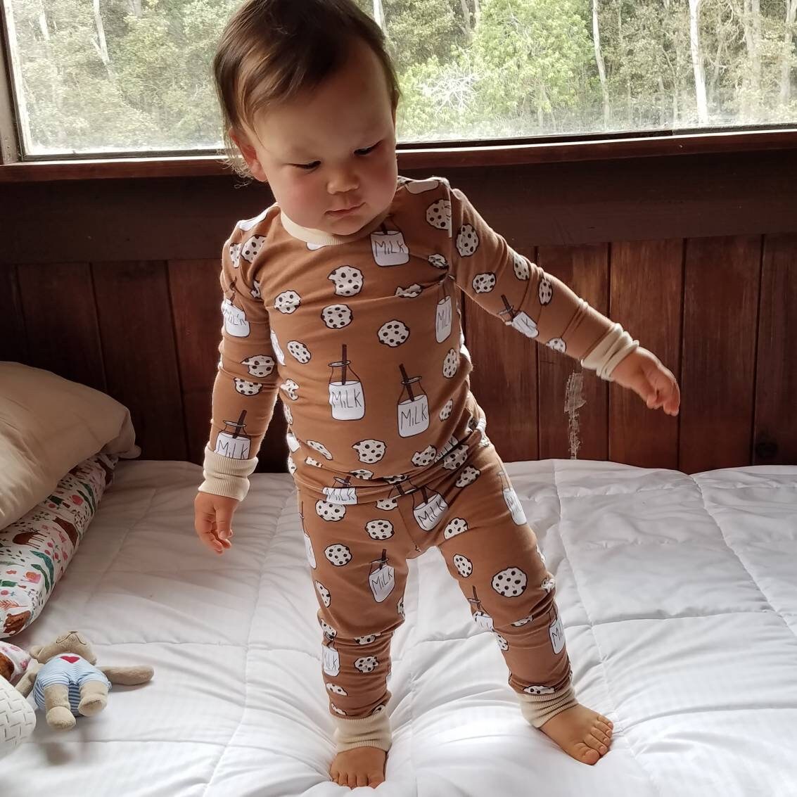 COOKIES & MILK organic pajamas Etsy