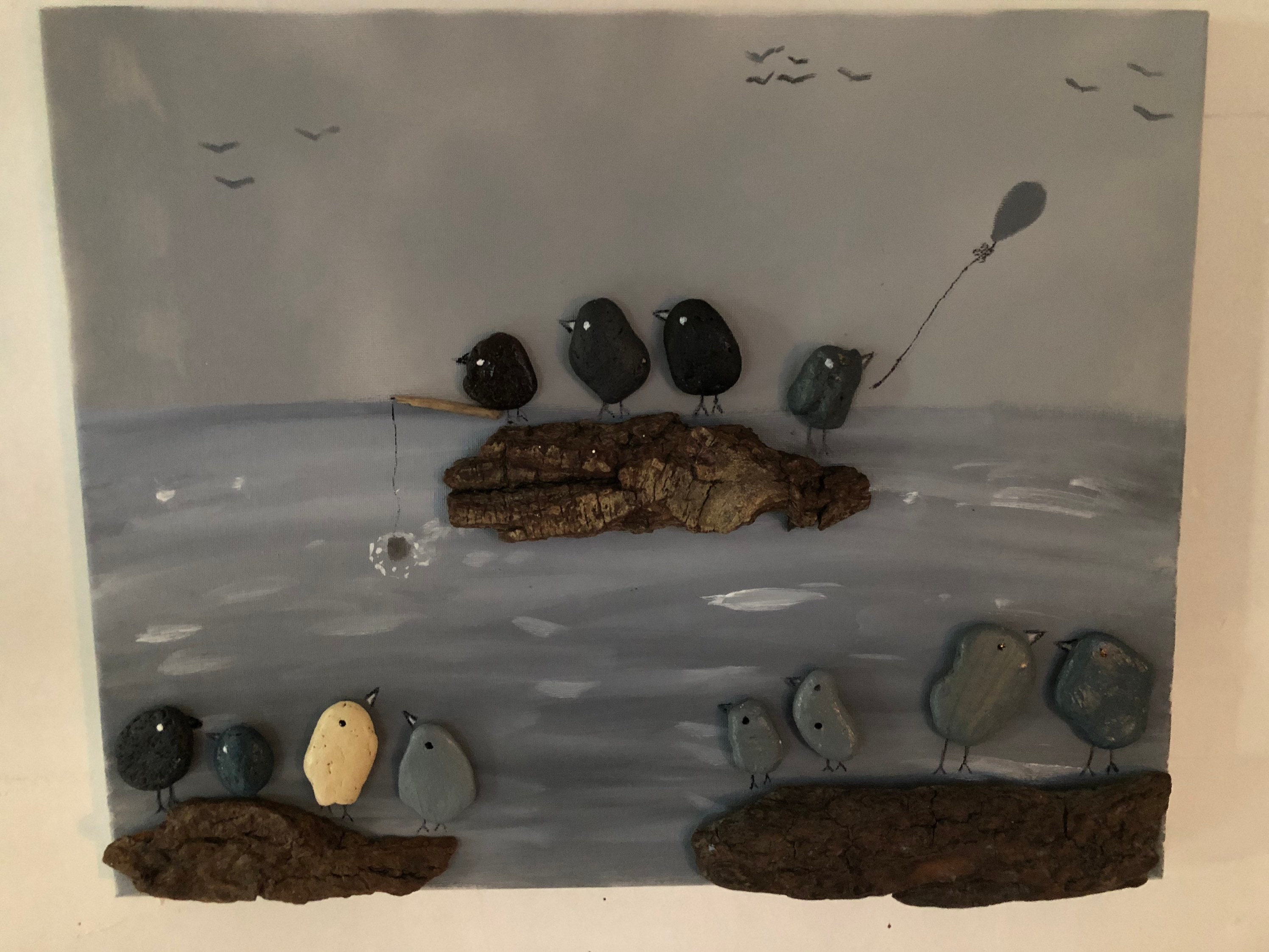 La Famille Becasseaux Au Bord de La Mer