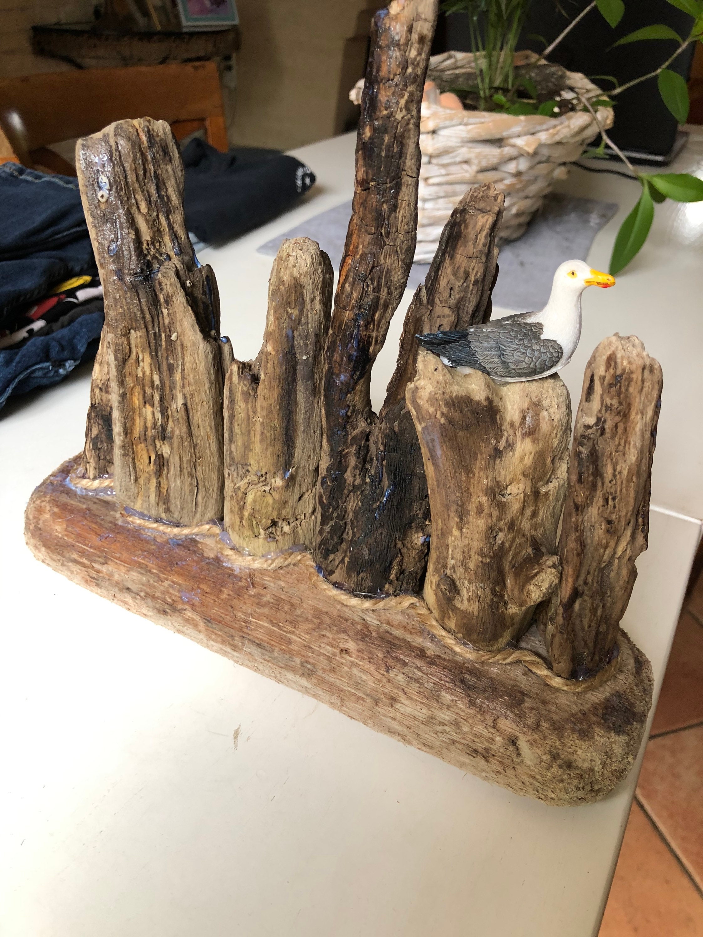 Barrière en Bois Flotté