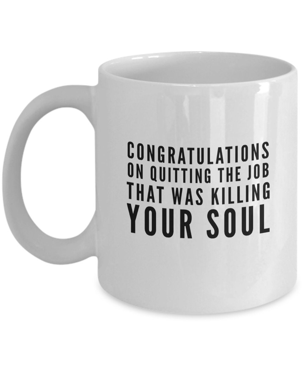 Funny Leaving Work Gift Mug Coworker Leaving Farewell Bye Etsy UK