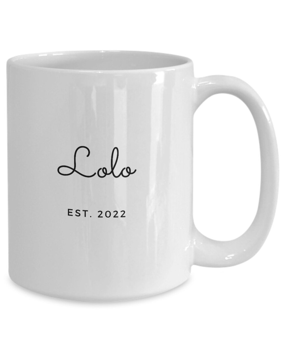 Lolo Est. 2022 Filipino Grandpa Pregnancy Reveal, Gift Mug for Parents