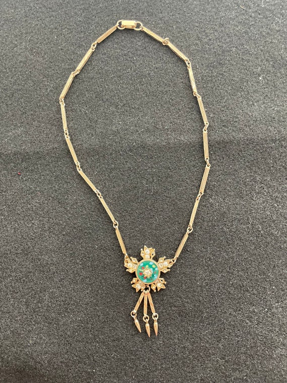 Antique Costume Necklace - image 1