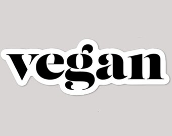Vegan Vinyl Sticker