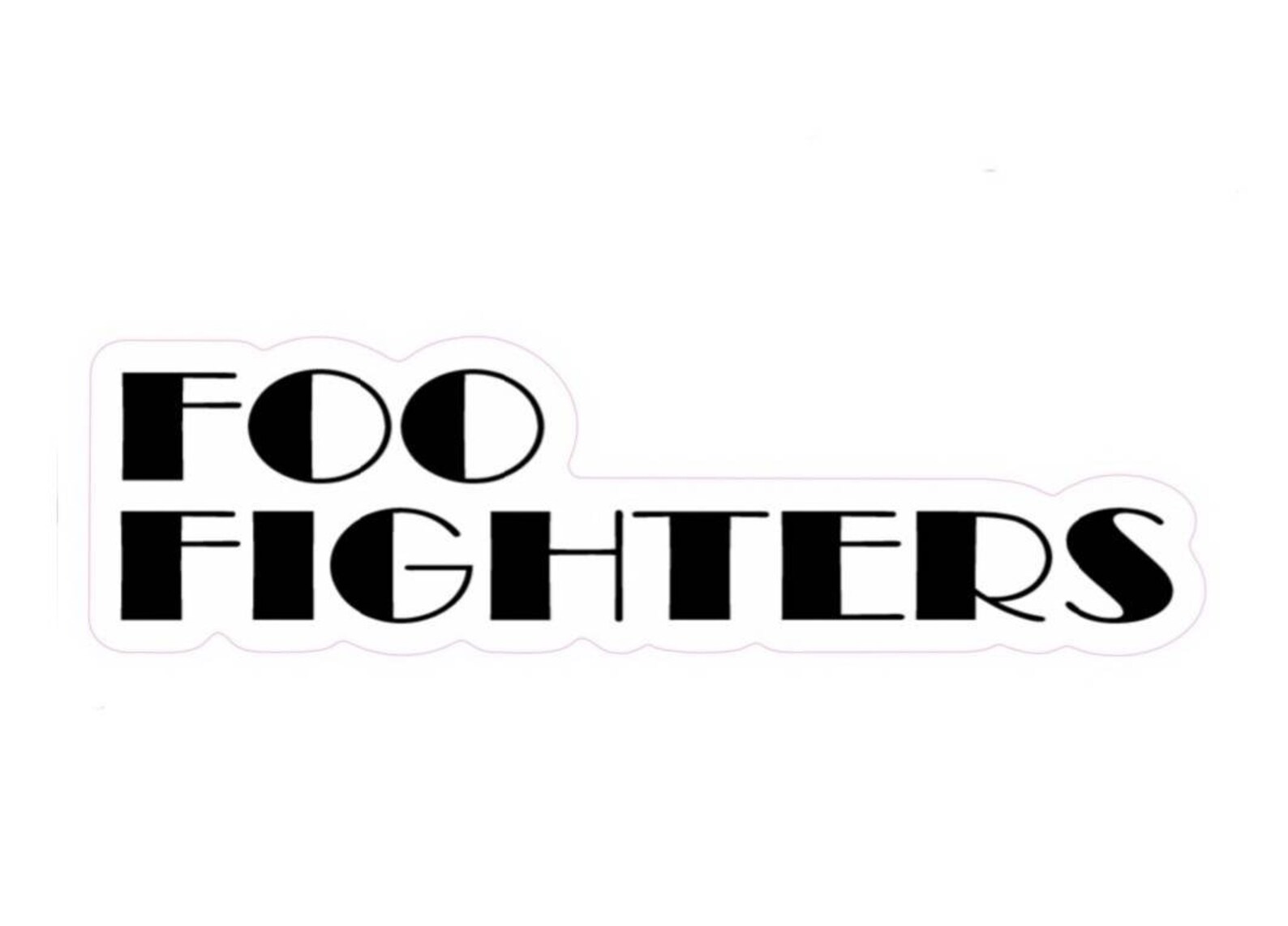 Foo Fighters Vinyl Sticker Etsy