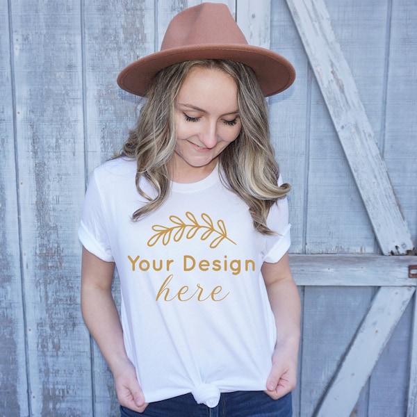 Bella Canvas 3001 Mockup, Bella Canvas White Shirt Mockup, T-shirt Mockup, Model Mock up, Bella Canvas White, 3001 White Mockup, Cute Mocks