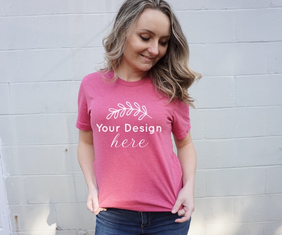 Heather raspberry shirt Clearance