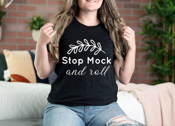 Bella Canvas 3001 Black mockup, Black TShirt Model Mockup, Lifestyle Black 3001 mockup, Black 3001 Model Mock Up, Unisex Black Tee mock up