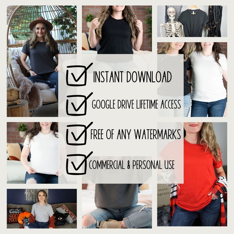 Whole Shop Mockup Bundle, Entire Shop Mock Up Bundle, Bella Canvas Bundle, Gildan 18000 Bundle, Comfort Colors Mockup, Size Chart Bundle image 2