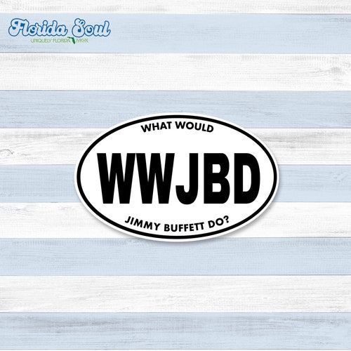 Margaritaville Jimmy Buffetts Sombrero Decal 3m Sticker Made In Usa - Foto 3