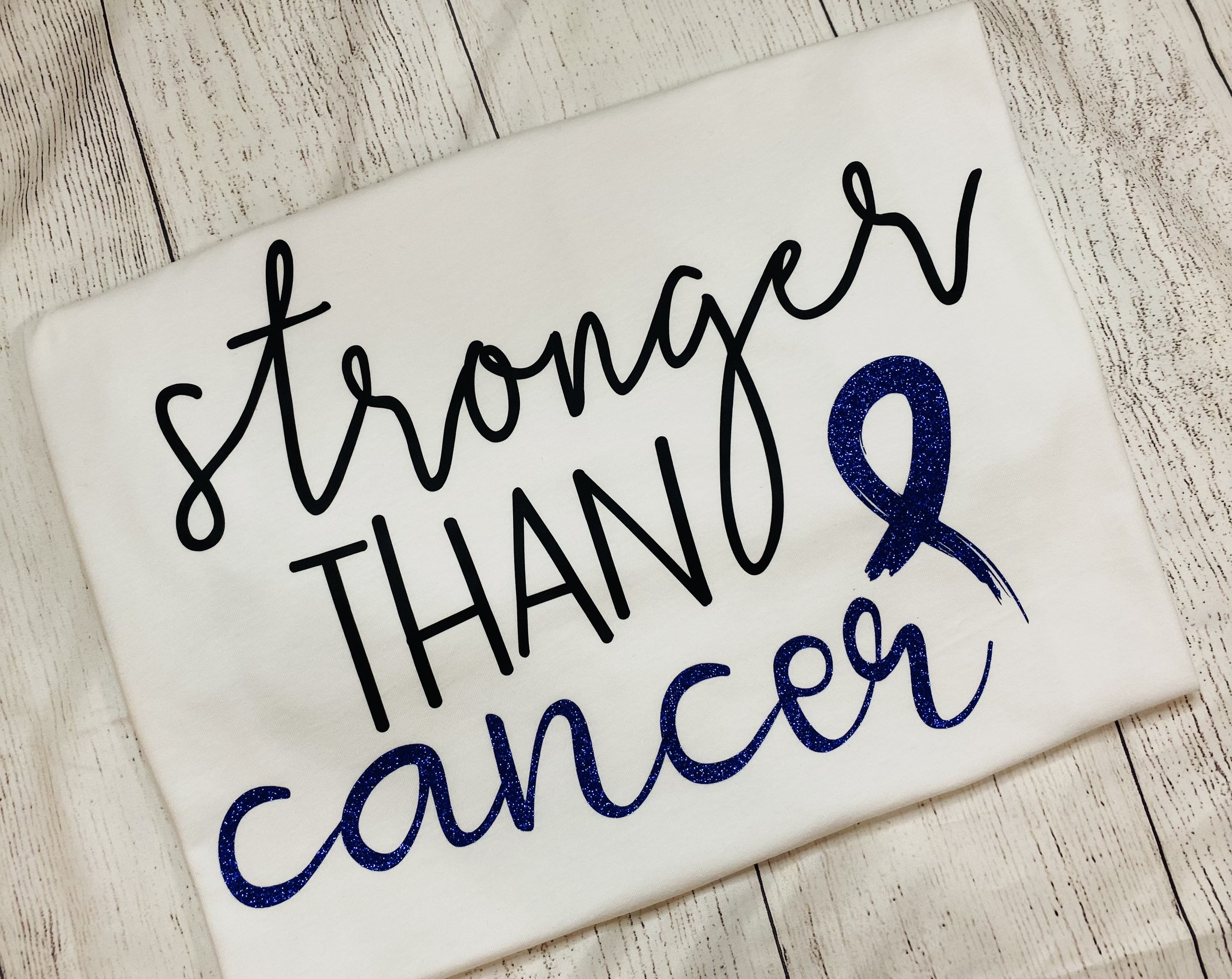 Stronger Than Cancer Cancer T-Shirt Cancer Survivor Shirt | Etsy