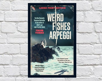 Weird Fishes/Arpeggi - A Radiohead Vintage Gothic Romance Trade Paperback Cover Poster