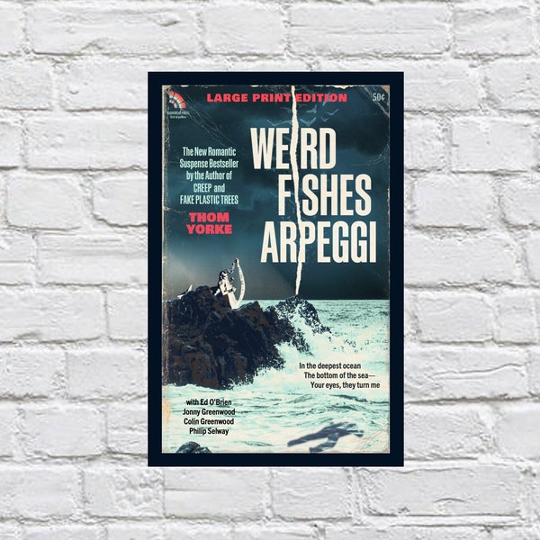 Weird Fishes/Arpeggi - A Radiohead Vintage Gothic Romance Trade Paperback Cover Poster