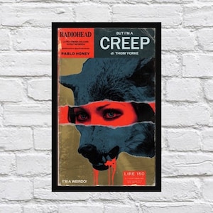 Creep - A Radiohead pulp noir Italian trade paperback poster