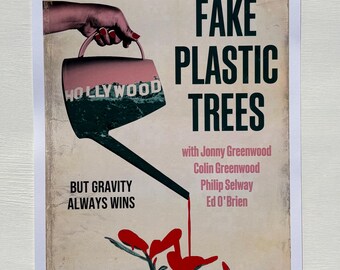 Fake Plastic Trees - Radiohead Trade Paperback Poster - Etsy
