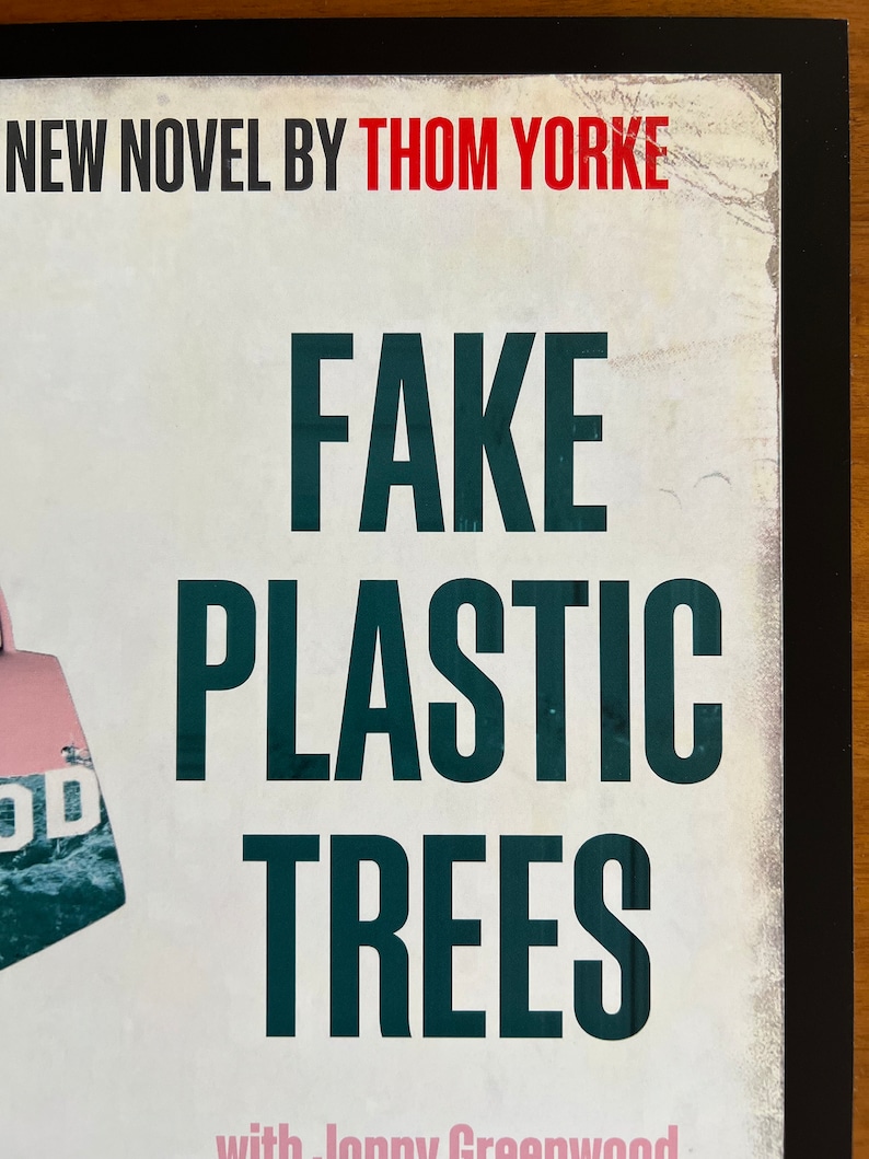 Fake Plastic Trees Radiohead Trade Paperback Poster Etsy