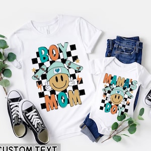 Boy Mom and Mama's Boy Matching Shirts, Mom and Son Shirts, Mother and Son Matching Outfits, Mothers Day Gift, Mommy and Me Shirts, Mom Gift