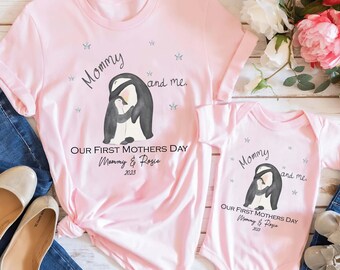 Our First Mother's Day Shirt, Mother's Day Gift, Matching Mommy And Me Shirts, Custom Mother's Day Shirt, Mother's Day Mommy And Me Outfit