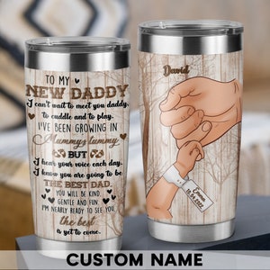 Personalized Gift for Dad, Fathers Day Gift from Bump, New Dad Tumbler, Fathers Day Tumbler, Personalized Tumbler, Dad Travel Coffee Mug