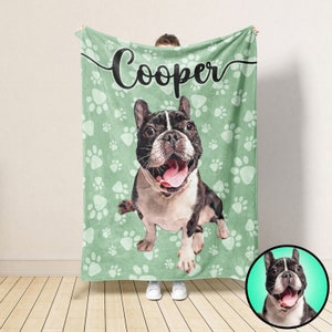 Dog Blanket Personalized Etsy