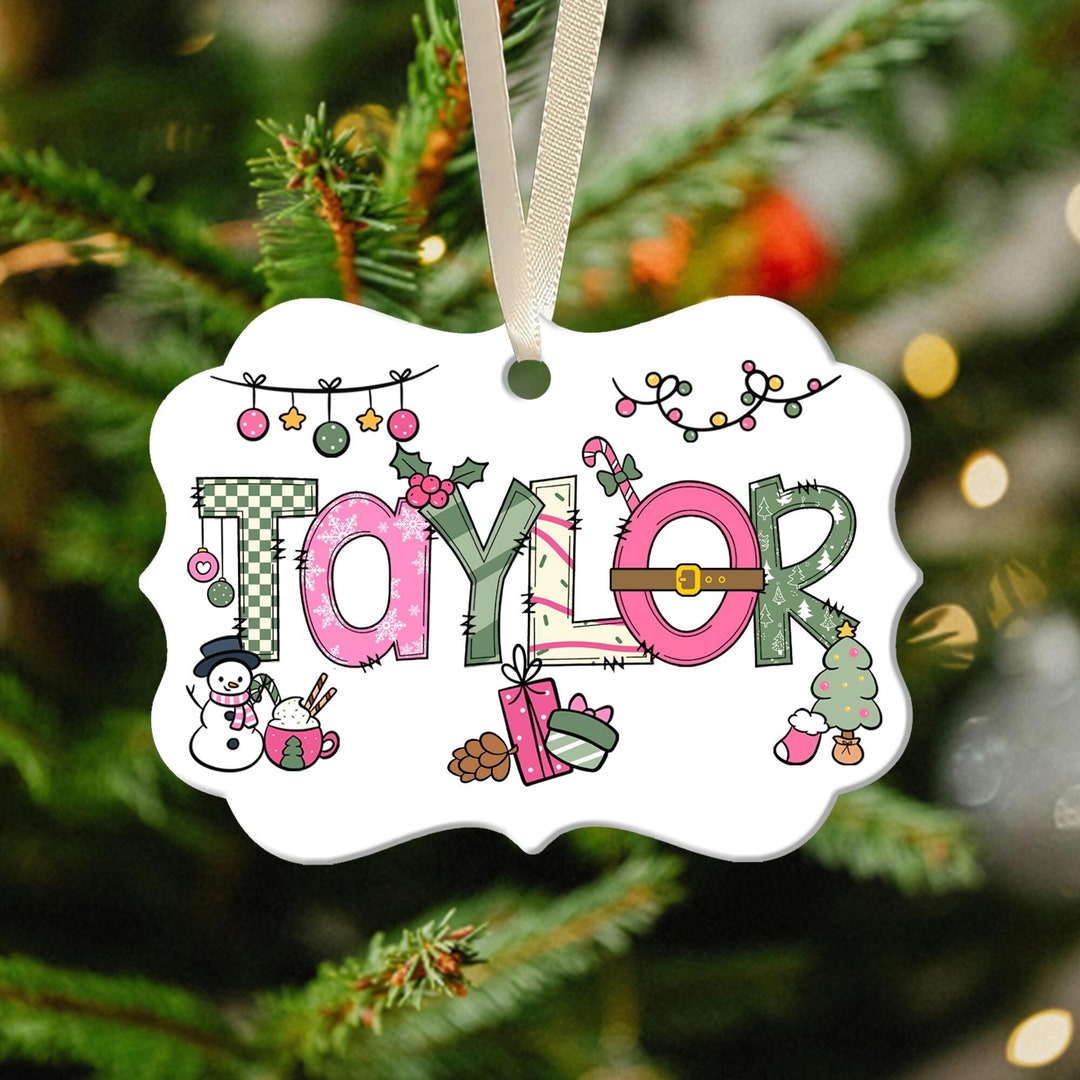 Ballerina Girl Personalized Ornament Christmas Ornament Perfect Gift For Kids Custom Family Kid Ornaments - Kid Ornaments