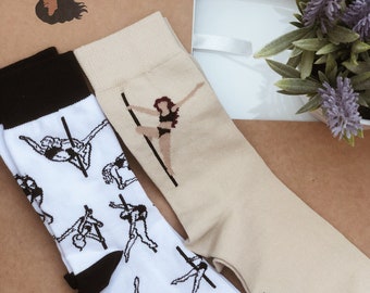 Pole Dance Socks 2PACK