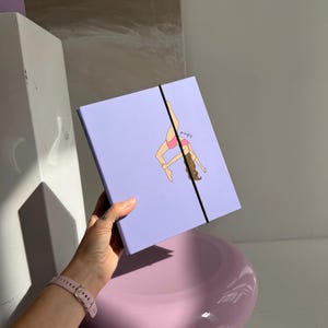 Pole Shapes Book Intermediate - 70 Pole Dance Figure Cards in Eco Binder, Grip & Entry Guide, Progress Tracker, Pole Gift