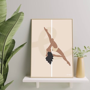 Printable Pole Dance Poster E