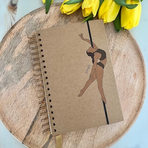 Pole Dance Notebook with 90 shapes
