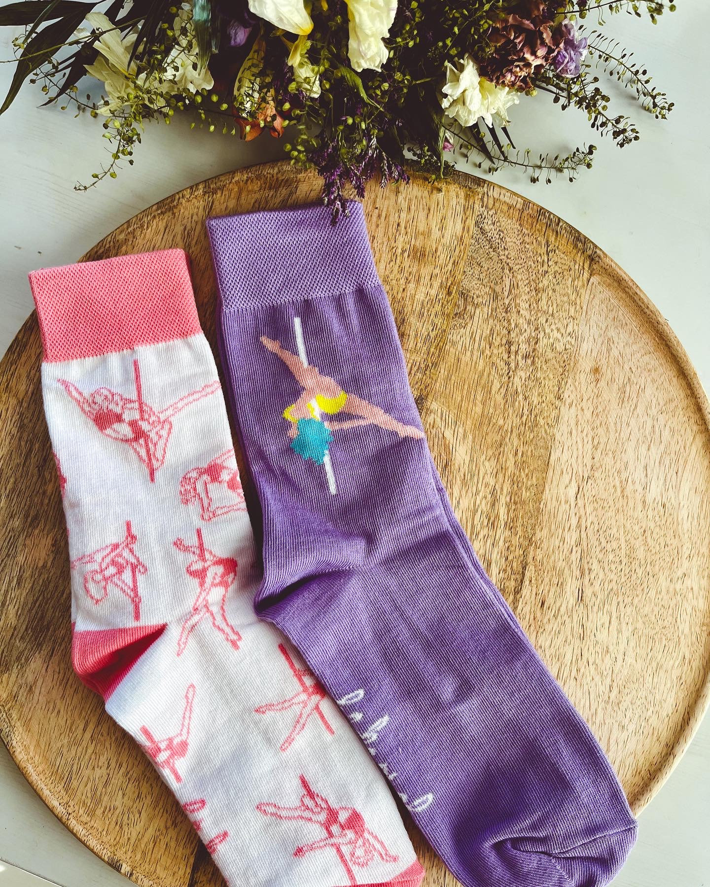 Pole Dance SOCKS 2 pack color