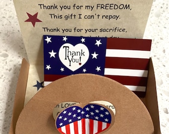 Veterans “Thank You” Gift, Gifts Under 10, Veterans Gift, Veterans Day Gifts, Patriotic Gift, Magnets, Veterans Magnet, Thank a Veteran Gift