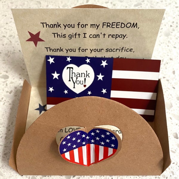 Veterans “Thank You” Gift, Gifts Under 10, Veterans Gift, Veterans Day Gifts, Patriotic Gift, Magnets, Veterans Magnet, Thank a Veteran Gift