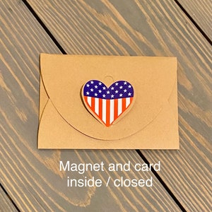 Small Veterans Gift Bag, Veterans Gift, Veterans Day Gift, Thank You Veteran Gift, Patriotic Gift, Magnets, Veterans Magnet, Veteran Cards image 8