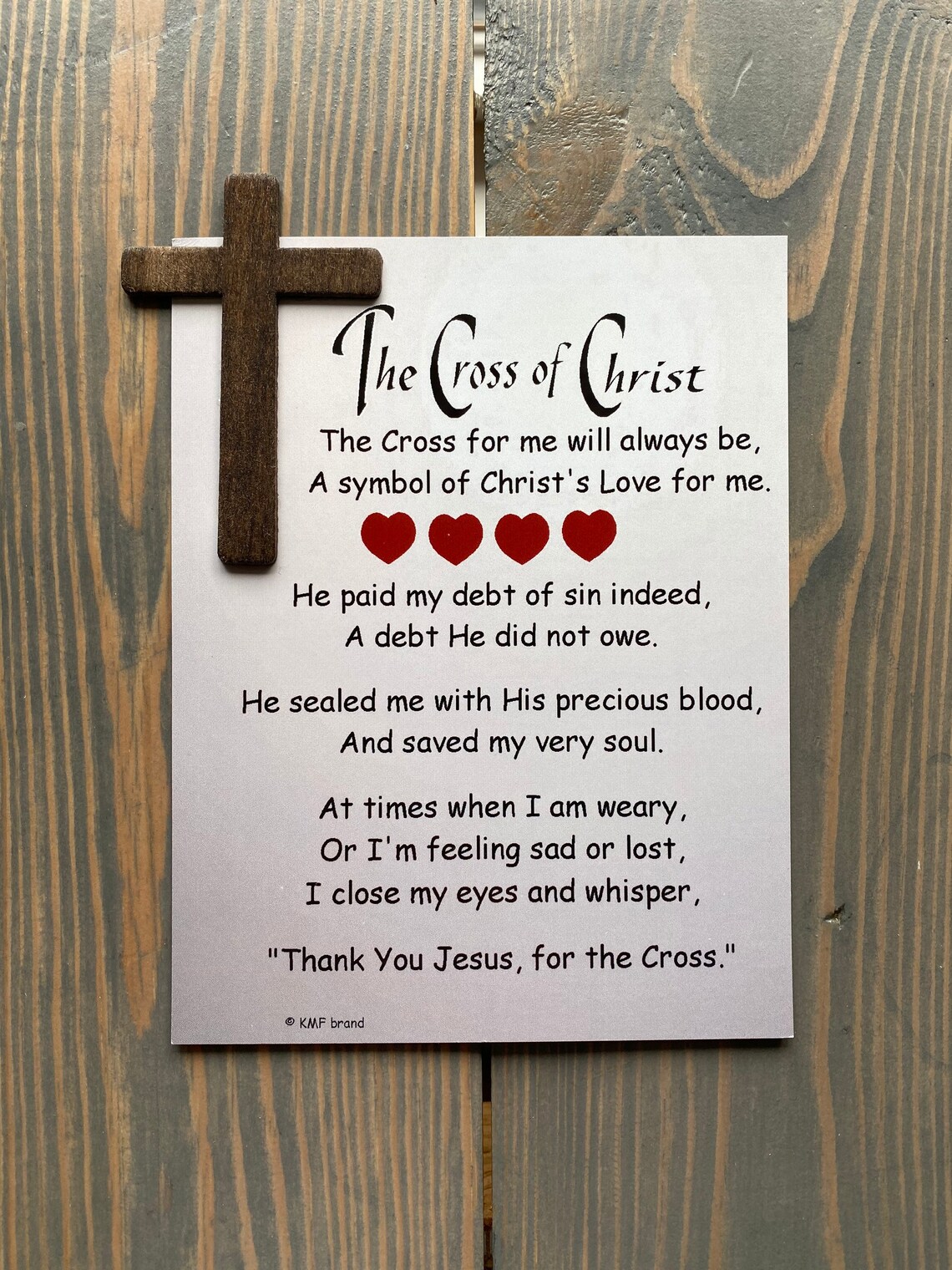 Cross of Christ Christmas Gift, Christian Gifts, Christian